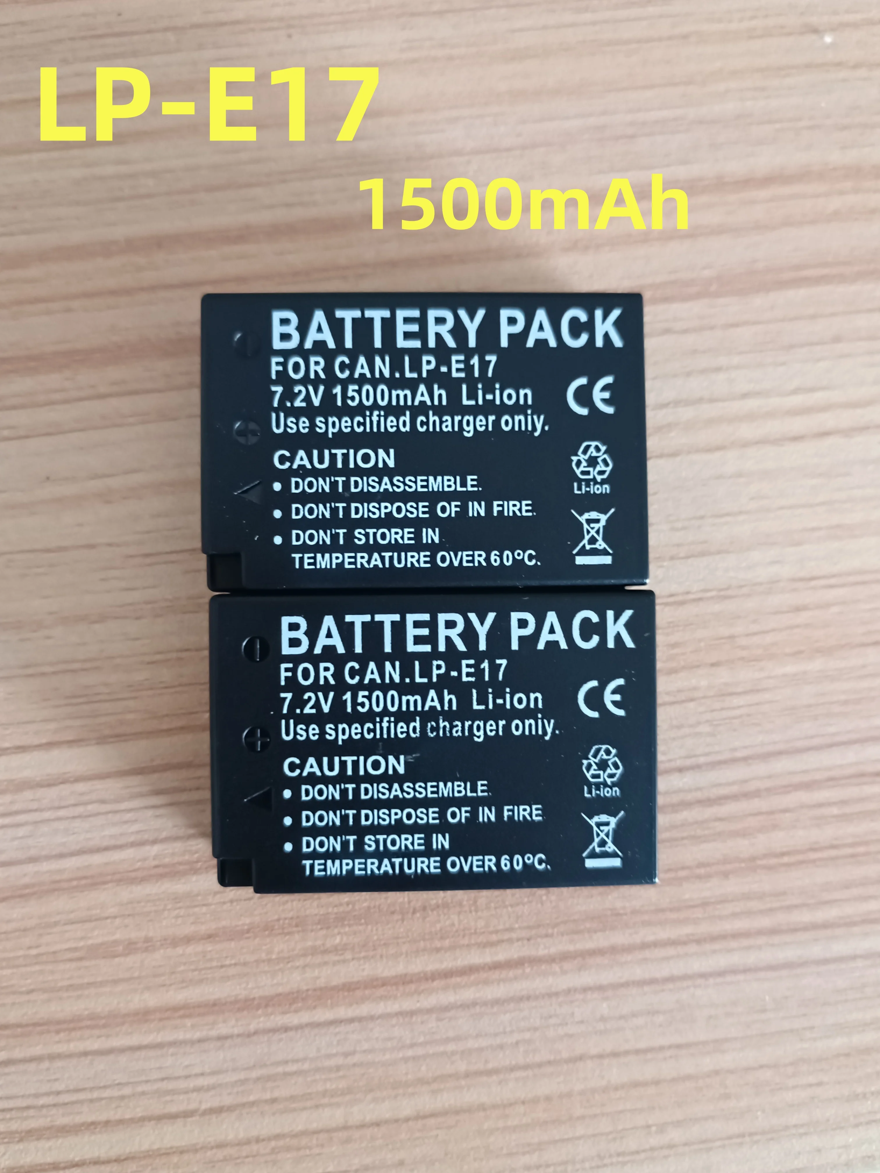 1500Mah LPE17 LP-E1…