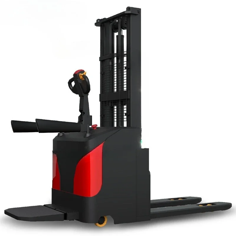 Forklift station ride on stacker 2 tons hydraulic lift forklift electric