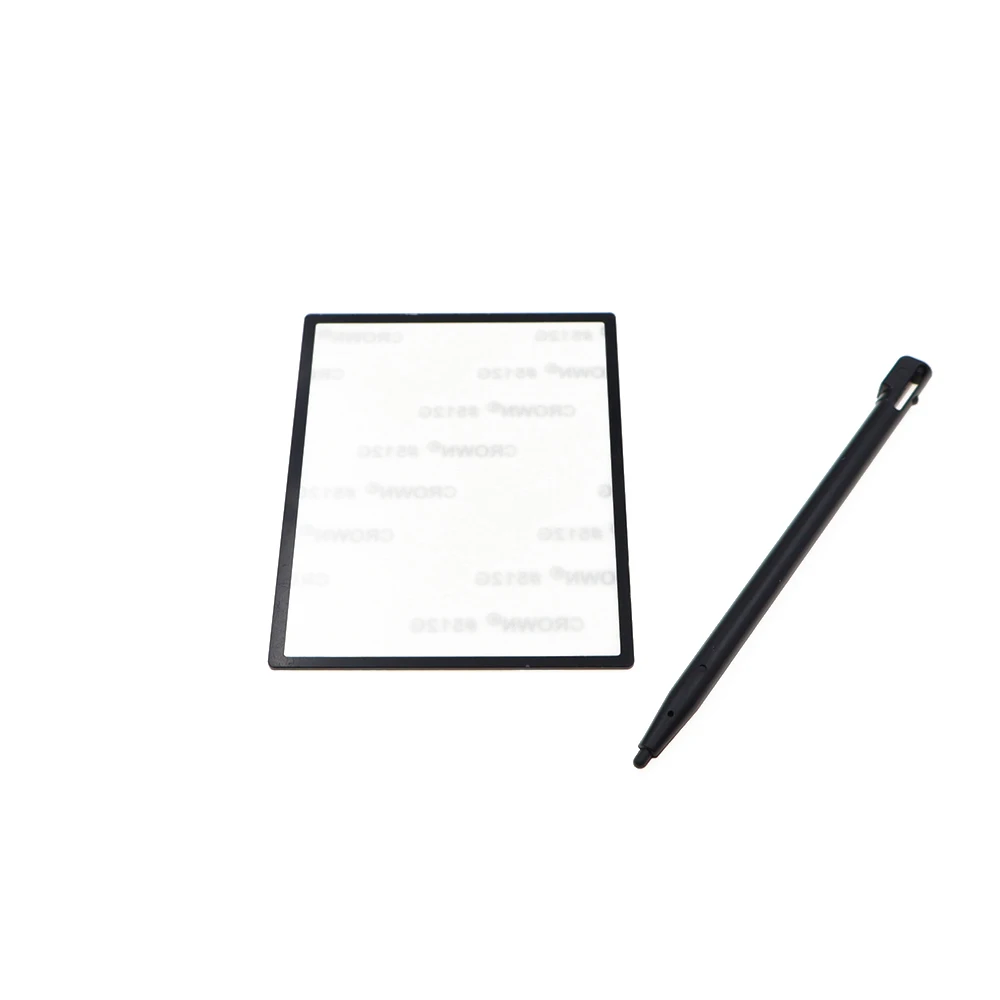 NDSi 상단 스크린 LCD 스크린 렌즈 커버 1세트, 닌텐도 NDSi 게임 콘솔 플라스틱 스타일러스 펜 상단 보호 패널 키트