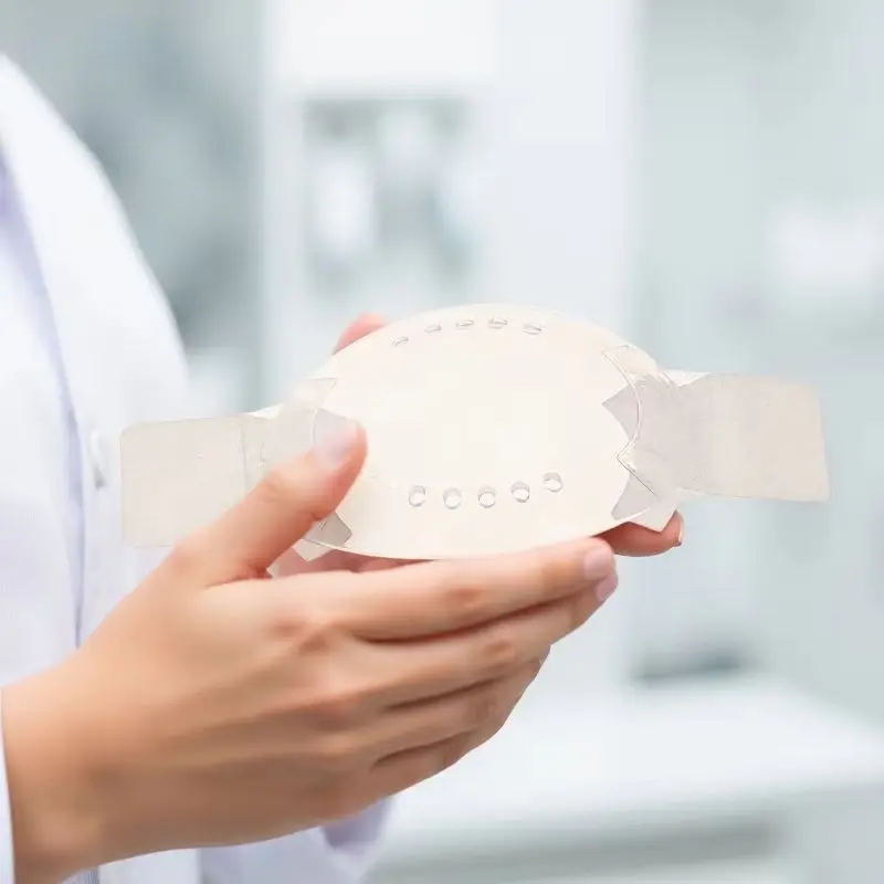 

Необходимо после офтальмологической хирургии, предотвращение столкновений, защита глаз, самоклеящаяся прозрачная пластиковая защита для ухода за глазами с 10 отверстиями