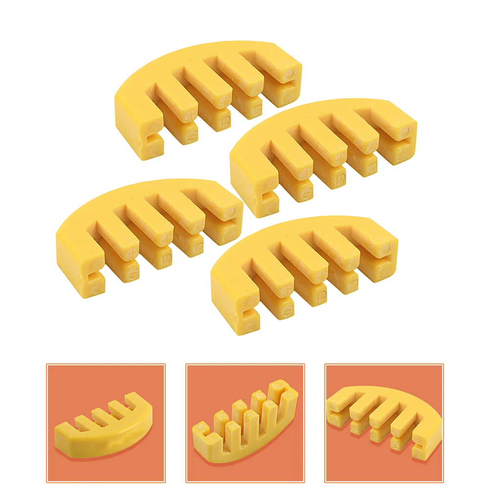 

4 Pcs Violin Mute Round for Rubber Practice Major Mutes Muffler Practical Style