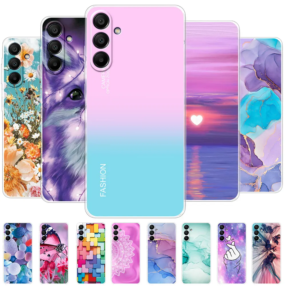 For Samsung Galaxy A16 5G SM-A166E Case Clear Soft Silicone Phone Case For Samsung A16 Shockproof Clear Cover SamsungA166P Funda