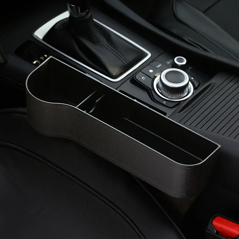 Car Seat Organizer Crevice Storage Box Car Organizer Gap Slit Filler Holder For Wallet Phone Slit Pocket Auto Car Accessories