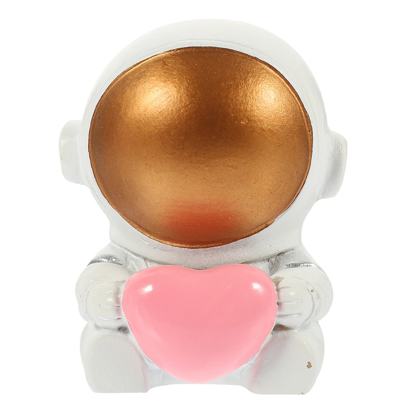 

Spaceman Ornament Shake Head Mini Statue Educational Space Theme Decor for Home Office Desk Gift for Children