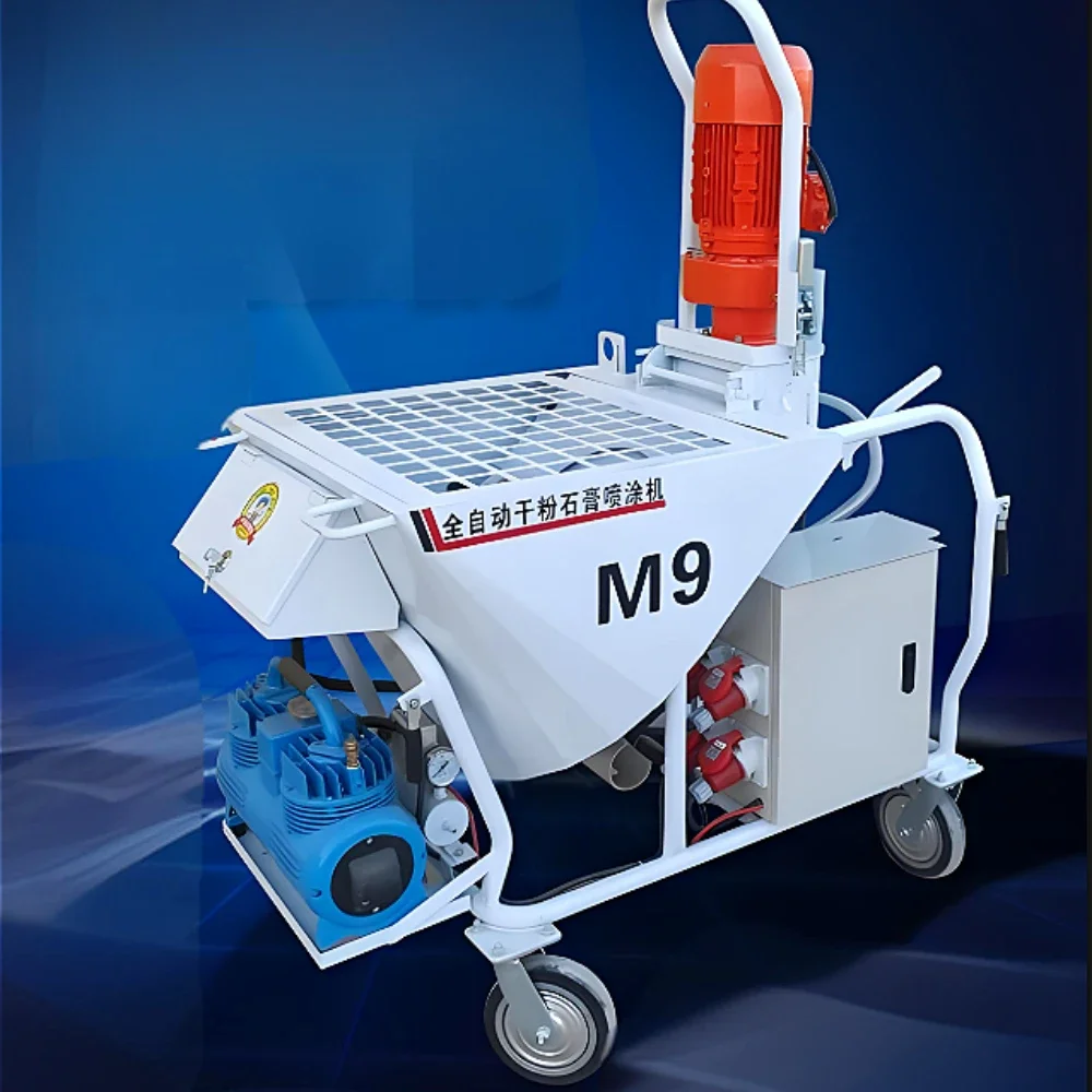 China Factory Direct Sale High Quality M6 M9 Electric Gypsum Mortar Sprayer Core Pump Assembly Wood Packaging Material