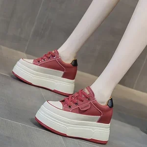 Fujin 9cm Bò nữ chính hãng Phụ nữ lưu hóa Nền tảng Skate Skate Boarding High Brand Humps Shoes Summer 8 Nền tảng Bán hàng chính Bota - №8