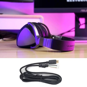 Para asus rog delta USB-C gaming headset cabo aux fio fone de ouvido cabo linha 6 principais vendas chaveiro asus rog - №3