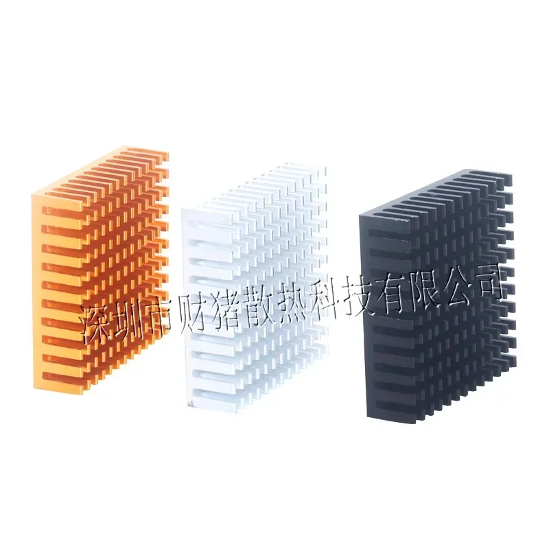 k 2pcs 40 * 40 * 11mm aluminum heat dissiktion chip 4010 fan special radiator power amplifier radiator