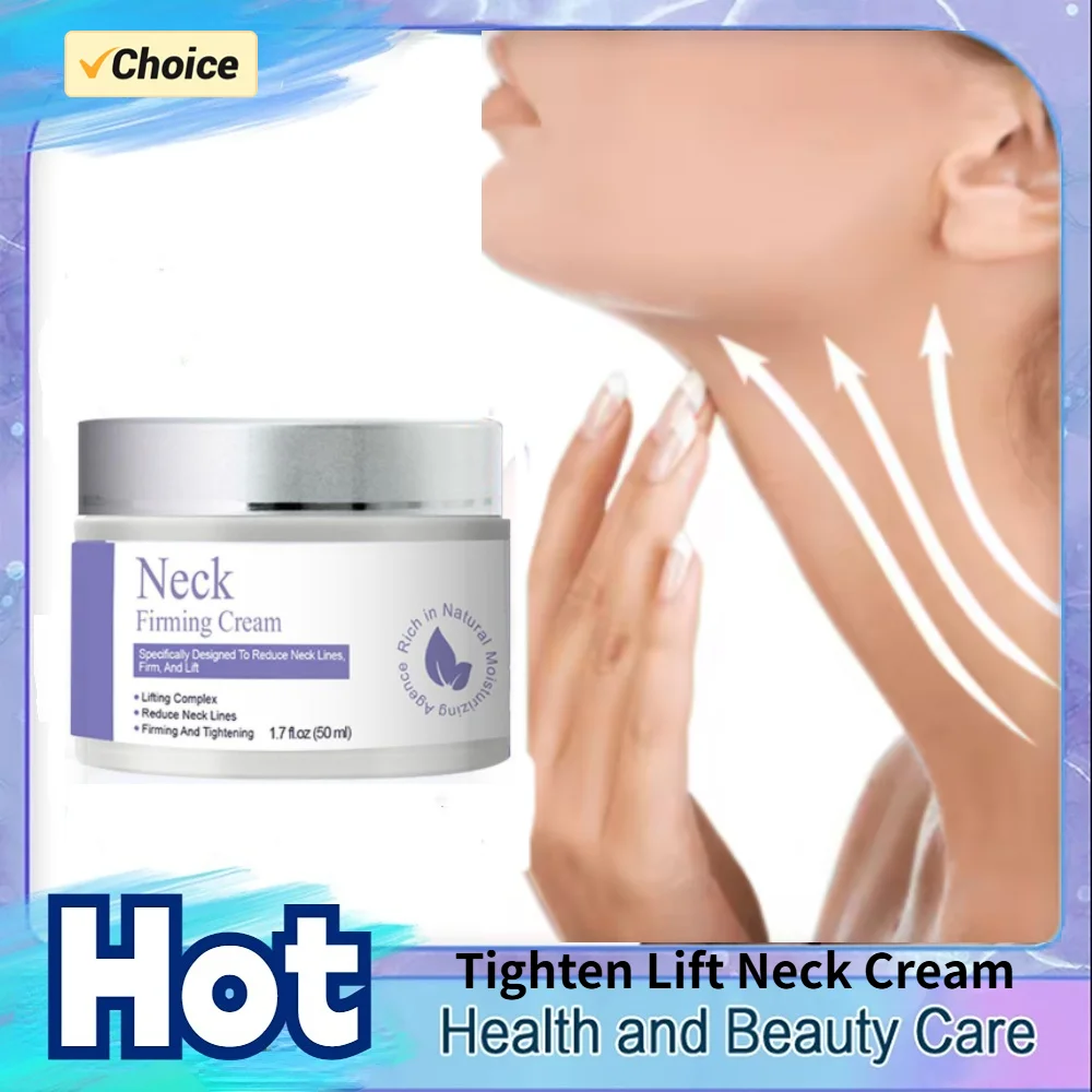 

Neck Cream Anti Fine Lines Tightening Lifting Moisturizing Eliminating Double Chin Brightening Nourish Moisturizer Neck Care