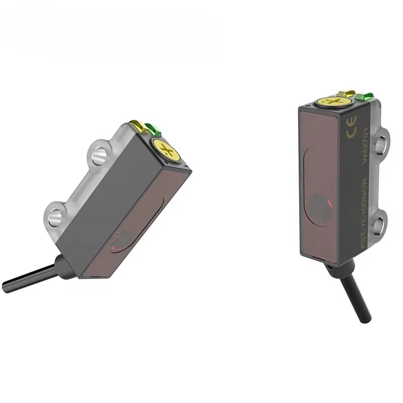 IP65 CE Certified 15mm Sensing Distance 12V DC NPN Optical Proximity Sensor with Background Suppression Mounting