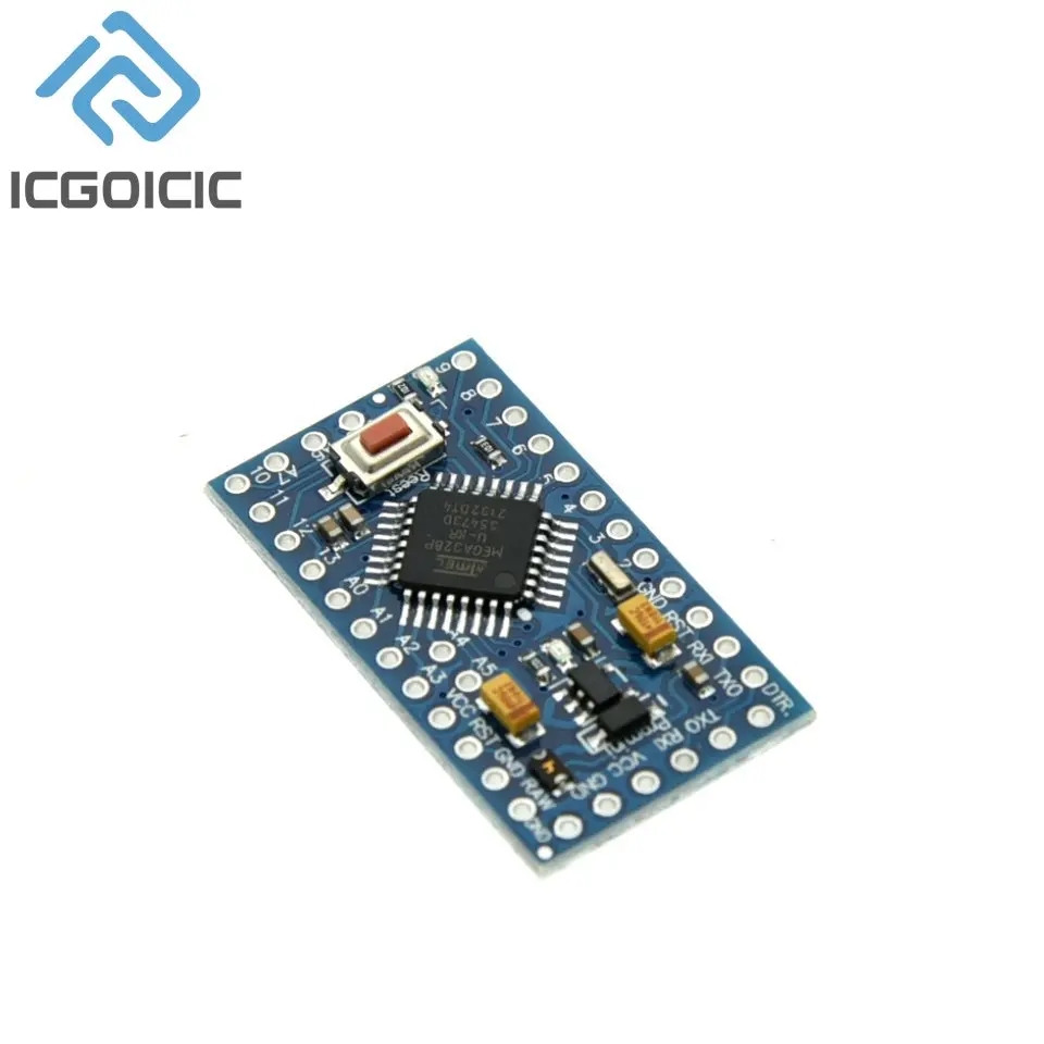 Pro Mini 328 Mini 3.3V/8M 5V/16M ATMEGA328 ATMEGA328P-AU 3.3V/8MHz 5V/16MHZ for Arduino