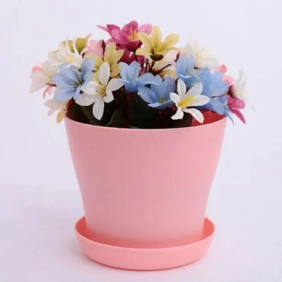 

Flower Pot Round Planters Candy Color Mini Flowerpot For Succulents Home Office Decor Planting Supplies High Quality