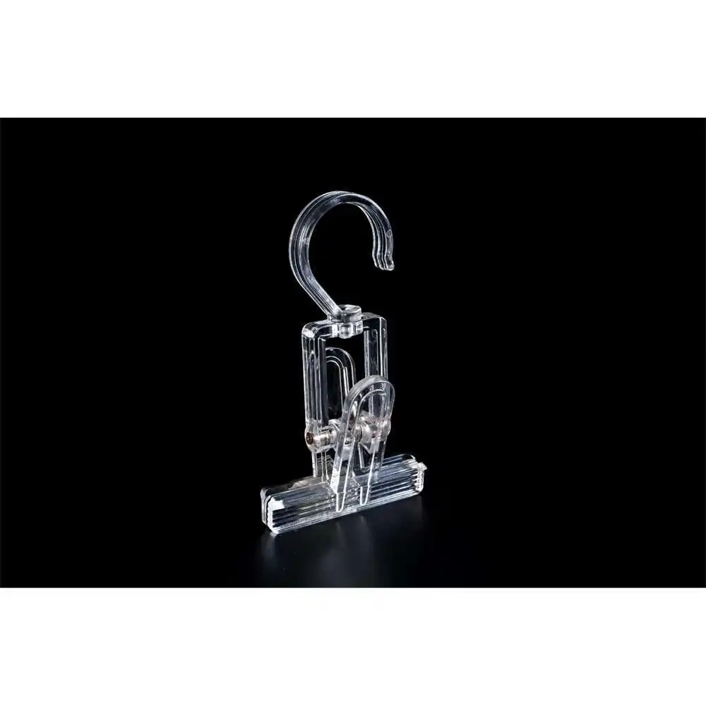 Mini Black Sign Hanging Ticket Holder Clip Rotating Spring Price Tag Gripper