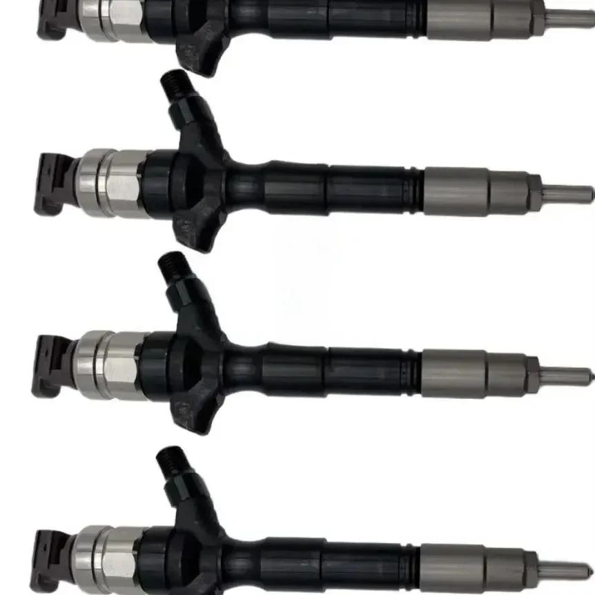 4X 295050-0740  Fuel Injector ASSY 23670-30420 Injector Nozzle for Toyota Hiace-