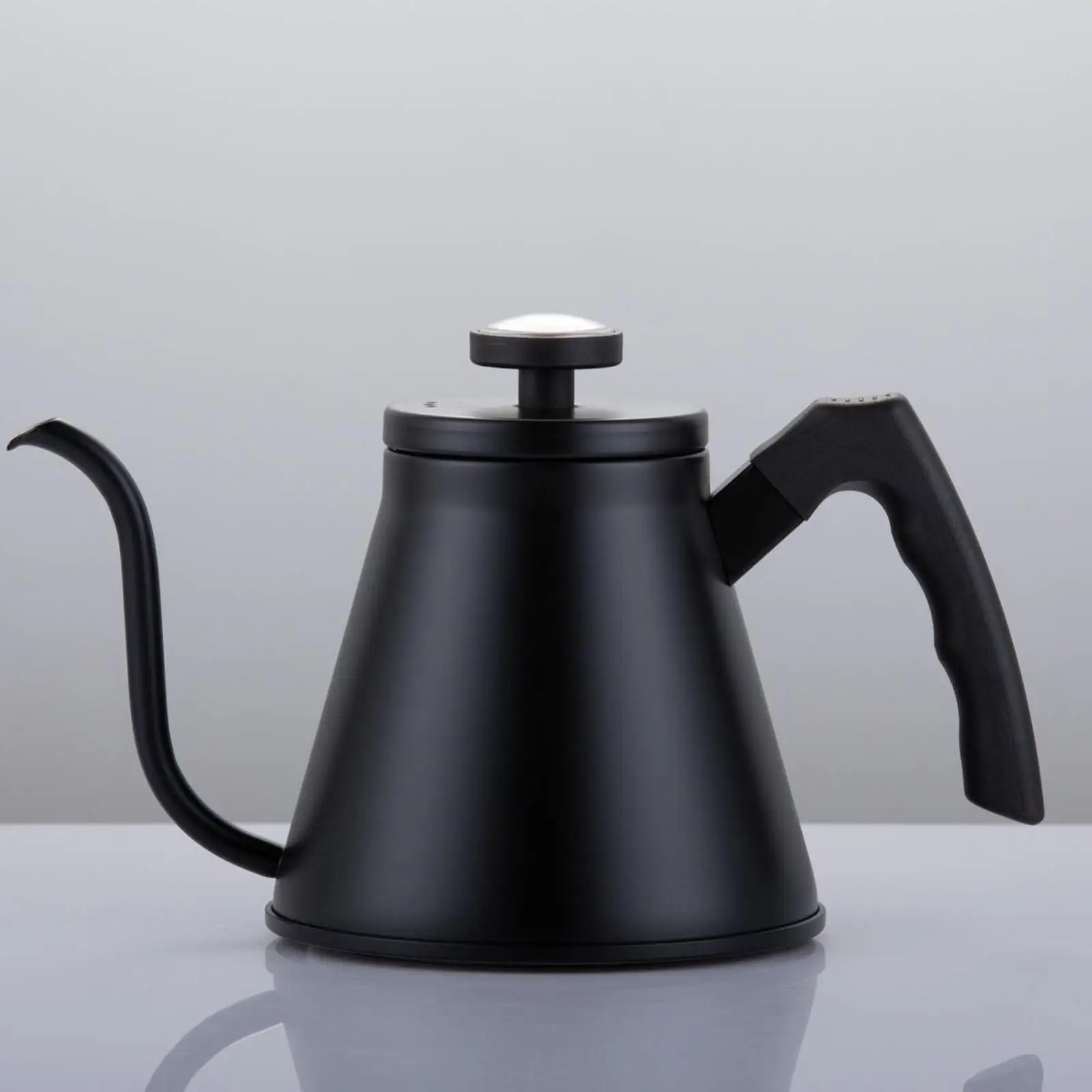 

Stainless Steel Gooseneck Hot Water Kettle for Stovetops Black