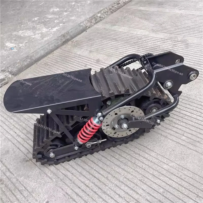 150CC Self-made Two-wheel Mid-to-high Race Off-road Motorcycle Accessories,  Snow Triangle Crawler Sled