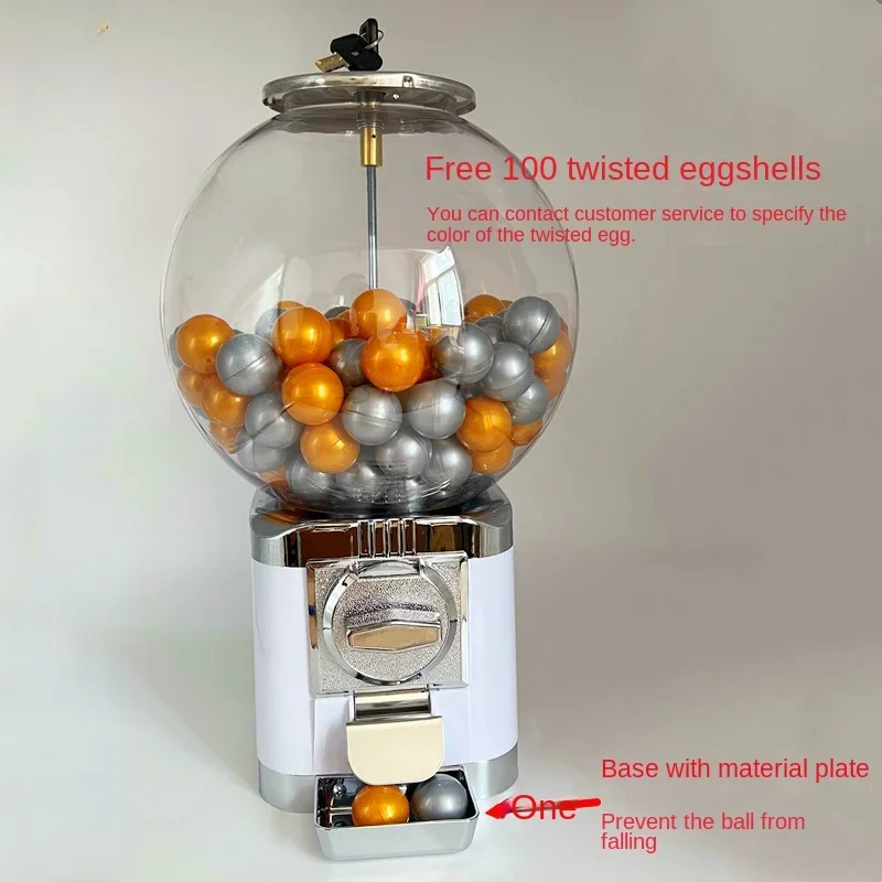 MINI Gumball Dispenser Bouncy Ball Machine Money Boxes Can Hold Coins Saving Challenge Children's Safe Period for Children Gift