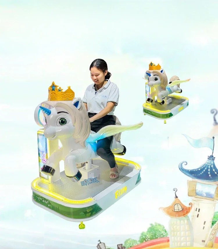 Fiberglass Coin Operated Music Cycling Game Machine - Vintage Style Amusement Game