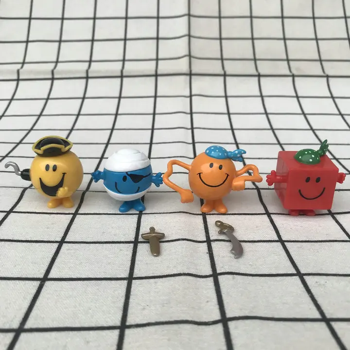 Figuras de acción de dibujos animados Mr Men Little Miss, modelo de juguete Mr.Lazy Little Miss, muñecos tenedores, adornos de escritorio, regalos de juguete coleccionables