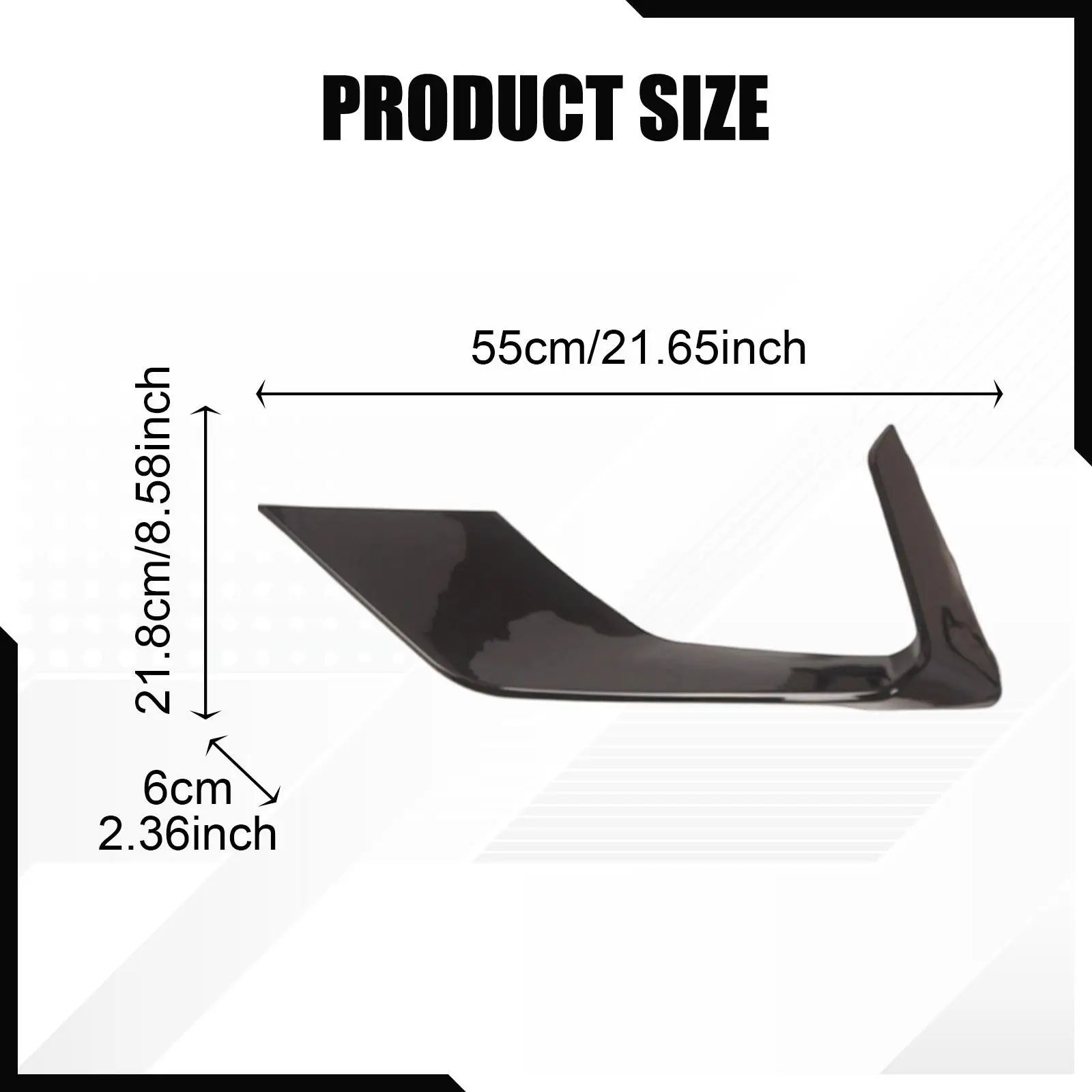 2 قطعة المصد الأمامي الحافة صيانة اكسسوارات السيارات لفورد