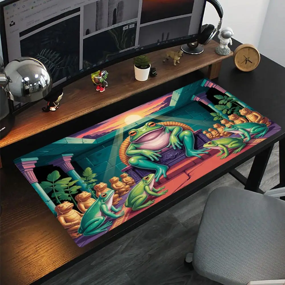 Милая лягушка, модная карточная игра, MTG Playmate Party, волшебный коврик для мыши, компьютерный нескользящий офисный коврик для мыши, настольный коврик для коллекционных карточек