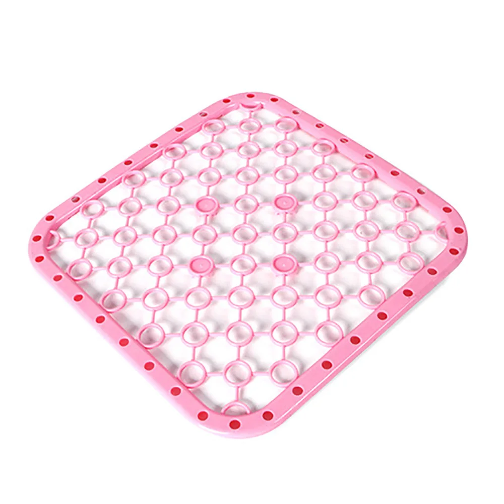 Multifunction Sink Filter Mat For Sink Drain Dish Drainer Placemat Insulation Pad For Home Bathroom And Kitchen White Green Pink