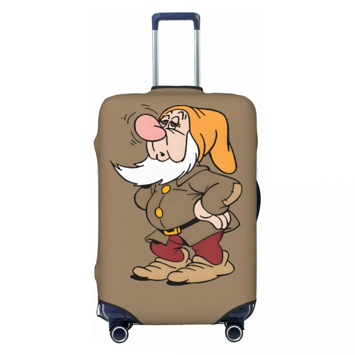

Custom Snow White And Anime The Seven Dwarfs Travel Luggage Cover Washable Suitcase Cover Protector Fit 18-32 Inch