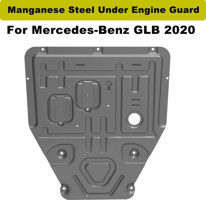 

For Mercedes-Benz GLB 2020 Manganese Steel Under Engine Guard Protection Device Engine Bonnets Engine Shield Car Accessories.
