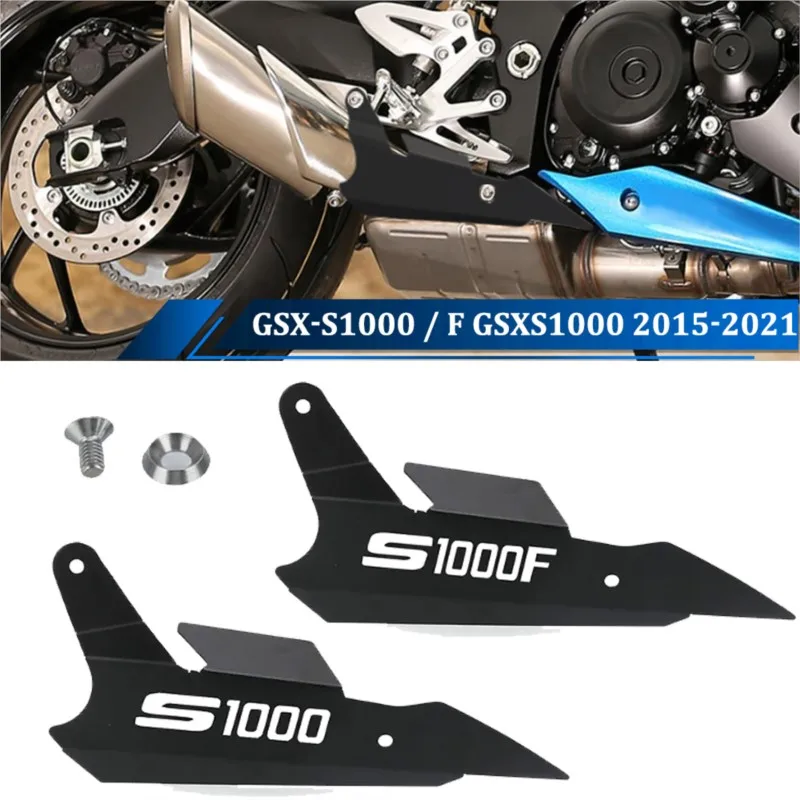 

Motorcycle Exhaust Pipe Guard Heat Shield Protective Cover For SUZUKI GSX-S1000 / F GSXS1000 2015-2016-2017-2018-2019-2020-2021