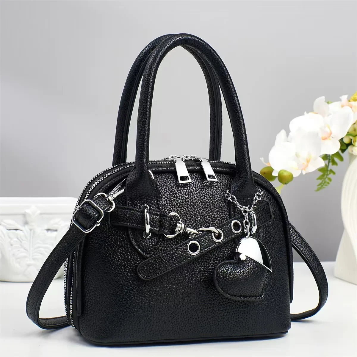 

2025 Spring New Commuter Shell Bag, Simple Shoulder Crossbody, Fashion Handbag for Women