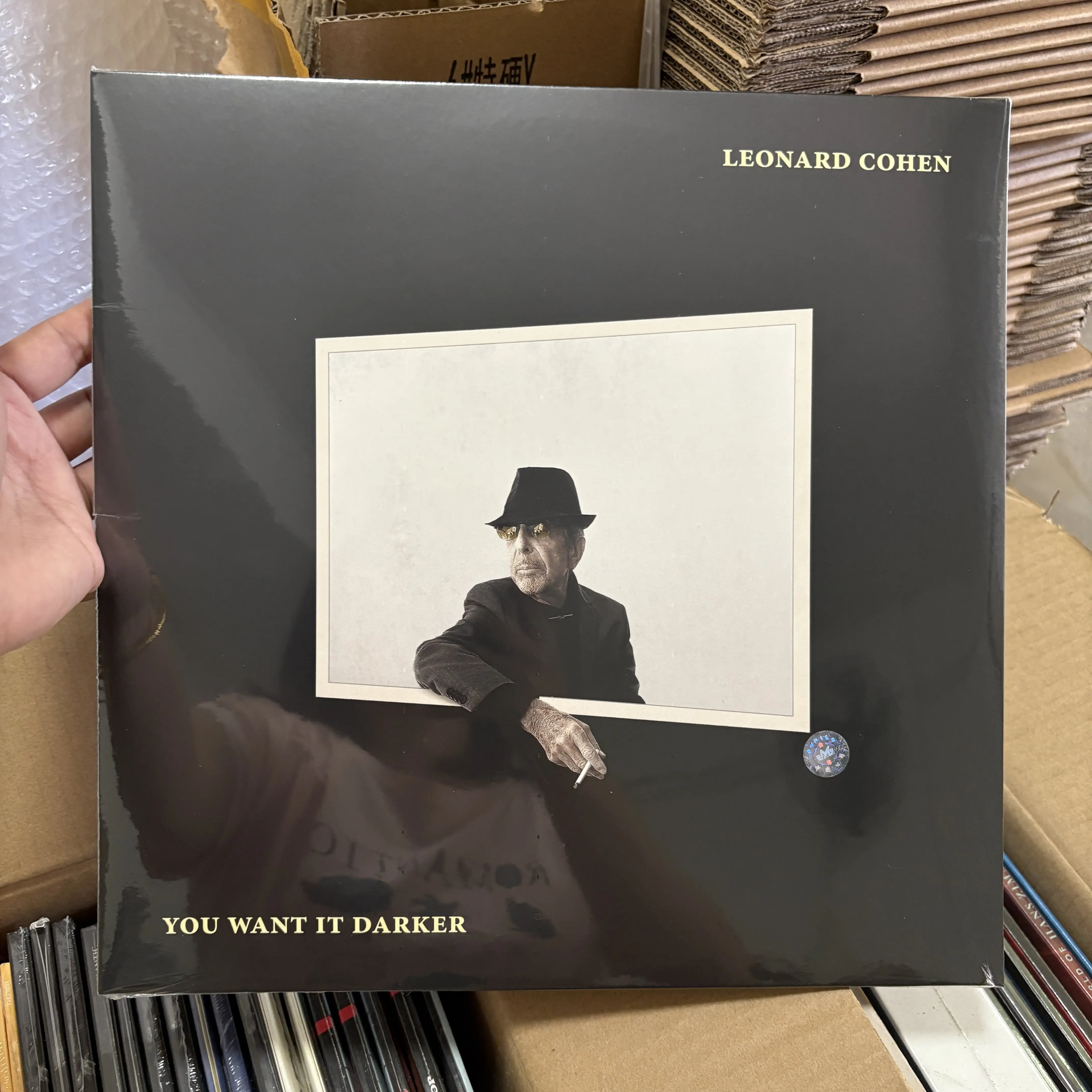 Leonard Cohen You Want It Darker LP Vinyl Record Original German Pressing 180g Columbia Authentic