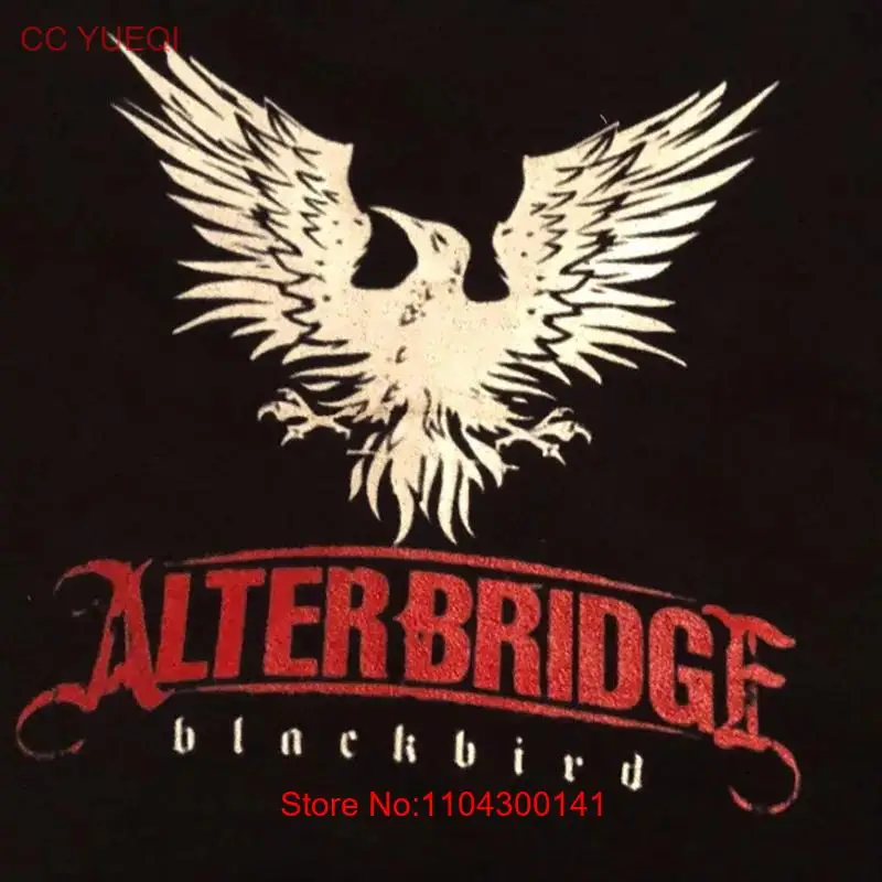 Футболка Alter Bridge Blackbird с коротким рукавом, хлопковая черная мужская, размеры от S до 5XL HC151