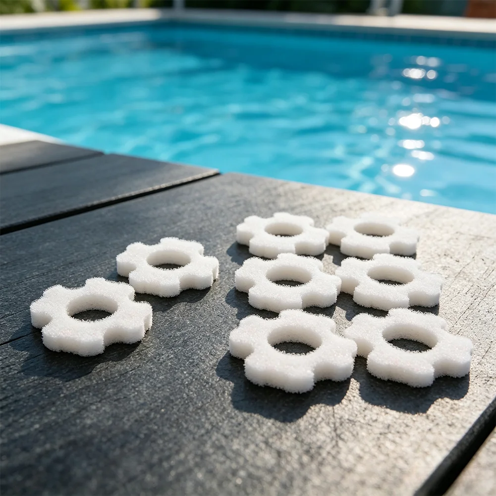 For WINNY HJ1102P Pool Robot Sponge 300x300x10mm White Cleaning Pad for Cordless Robotic Vacuum Cleaner Bulk Options