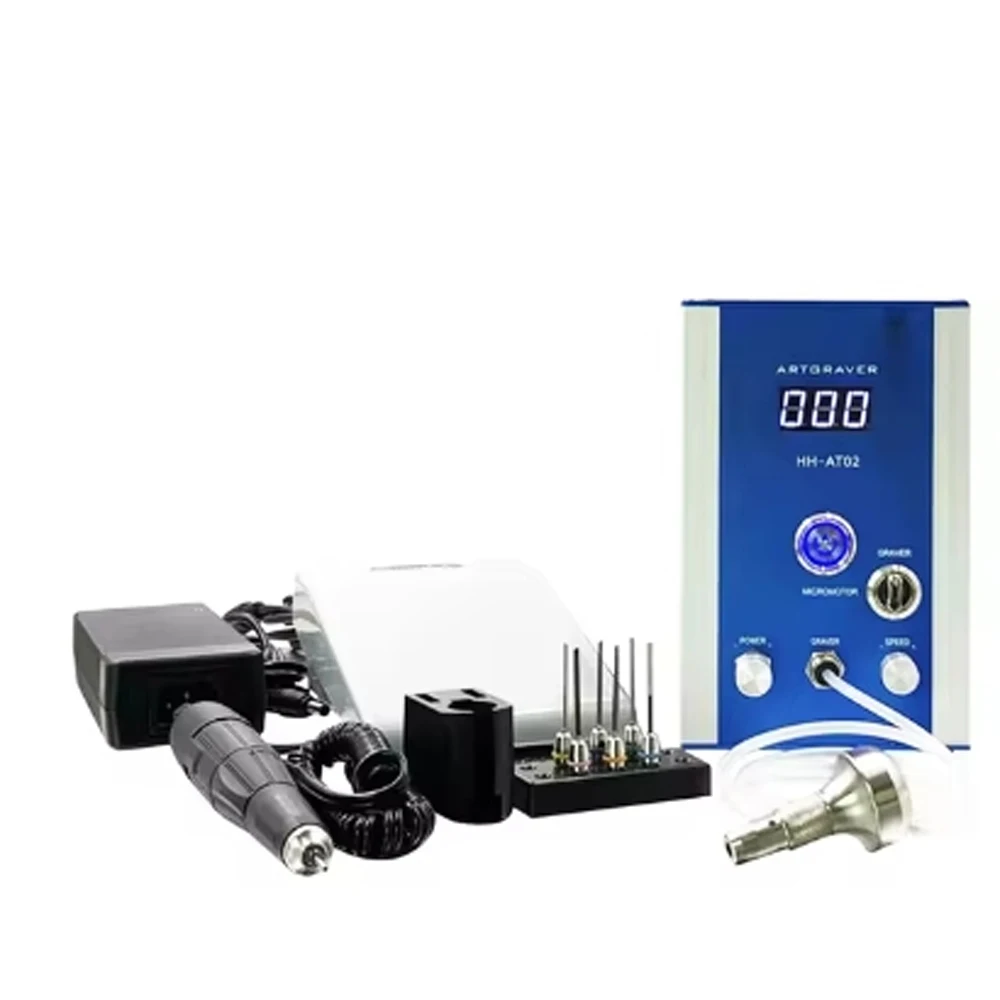 HH-AT01 HH-AT02 HH-AT03 NO Need air compressor ARTGRAVER 100~240V Pneumatic Engraving Tools Jewelry Graver machine