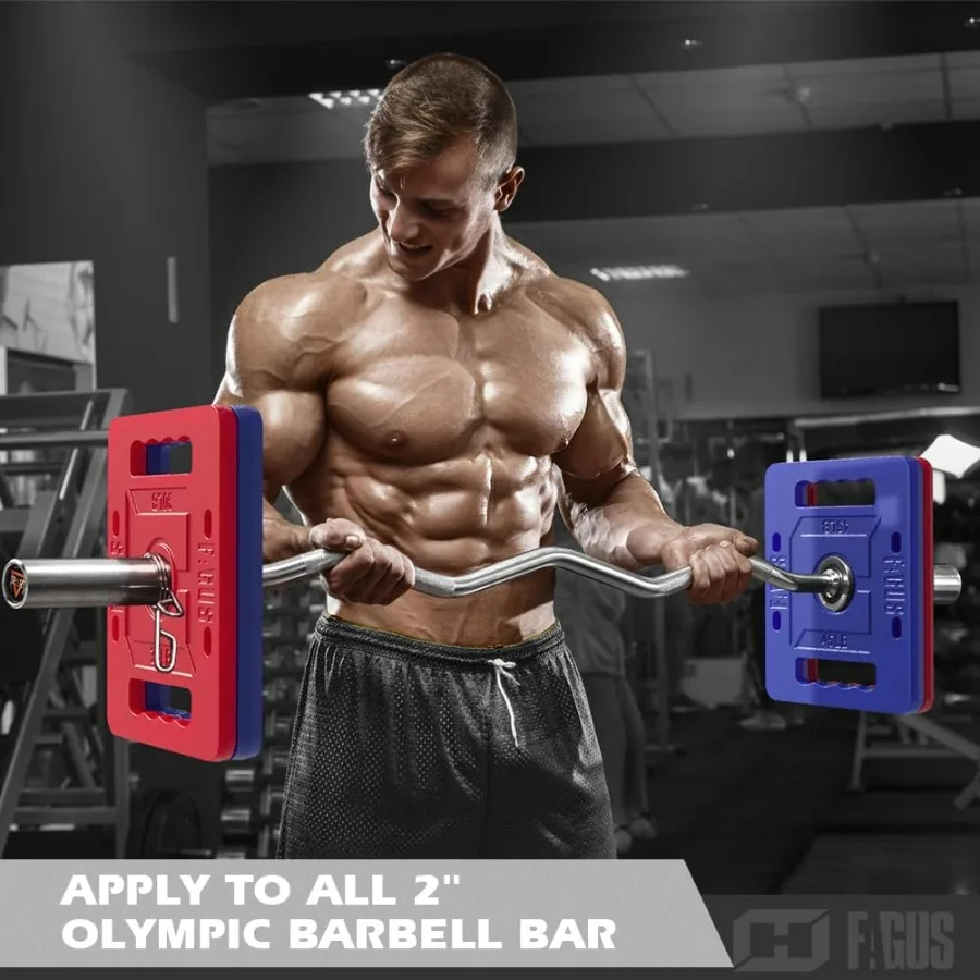 Color Coated 2Inch Cast Iron Rucking Weights for Outdoor Rucking Functional Training Swings Squats Deadlifts Solid Cast Iron We