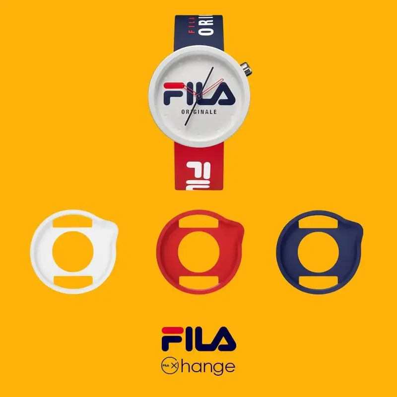 Fila-カップルスポーツウォッチ、シンプルな防水クォーツ時計、学生のトレンド