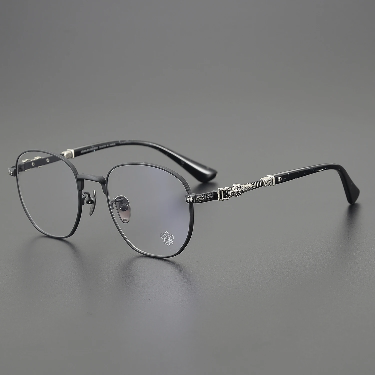 CH8008 Ultra-light Circular Frame Prescription Glasses Titanium Can Be Matched With Blue Radiation Protection Business Unisex