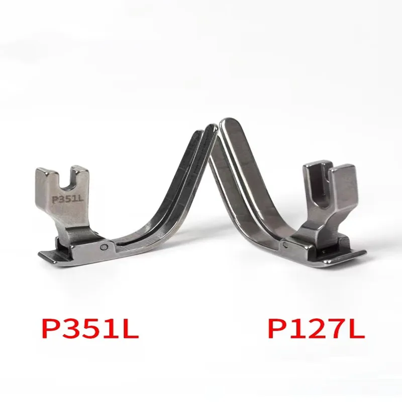 Промышленная швейная машина, плоская автомобильная ватная прижимная лапка P127L//P351L, специальная прижимная лапка для шитья хлопкового одеяла