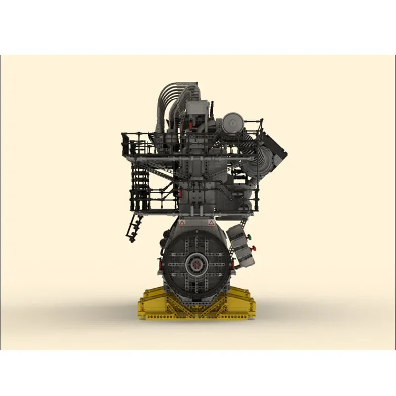 MOC-141272-Stroke Marine Diesel EngineInfrared Version&MOC-1372102-Stroke Marine Diesel Engine (Mindstorms Version)