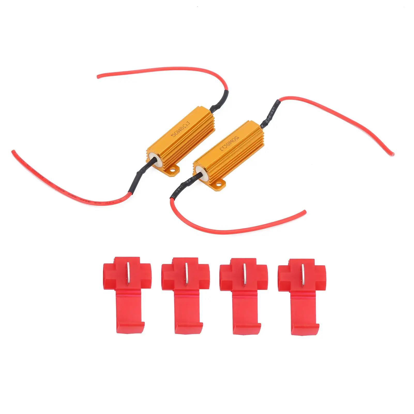 

50W LED Decoder 8Ω Lamp Load Resistor for replacement Parts