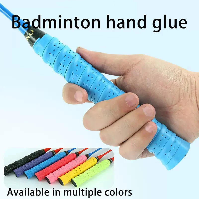 10 Piece of Badminton Grip Anti Slip Straps, Tennis Racket Sports Grip Pads, Shock-Absorbing Grip Straps