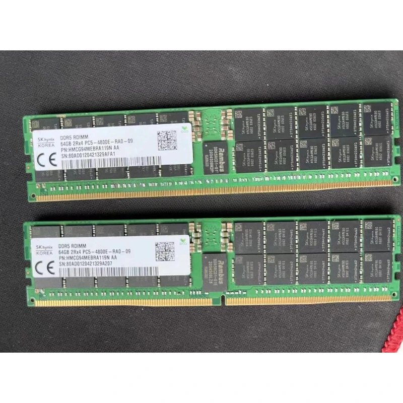 

DDR5 64G 2RX4 PC5-4800E ECC RDIMM server memory module