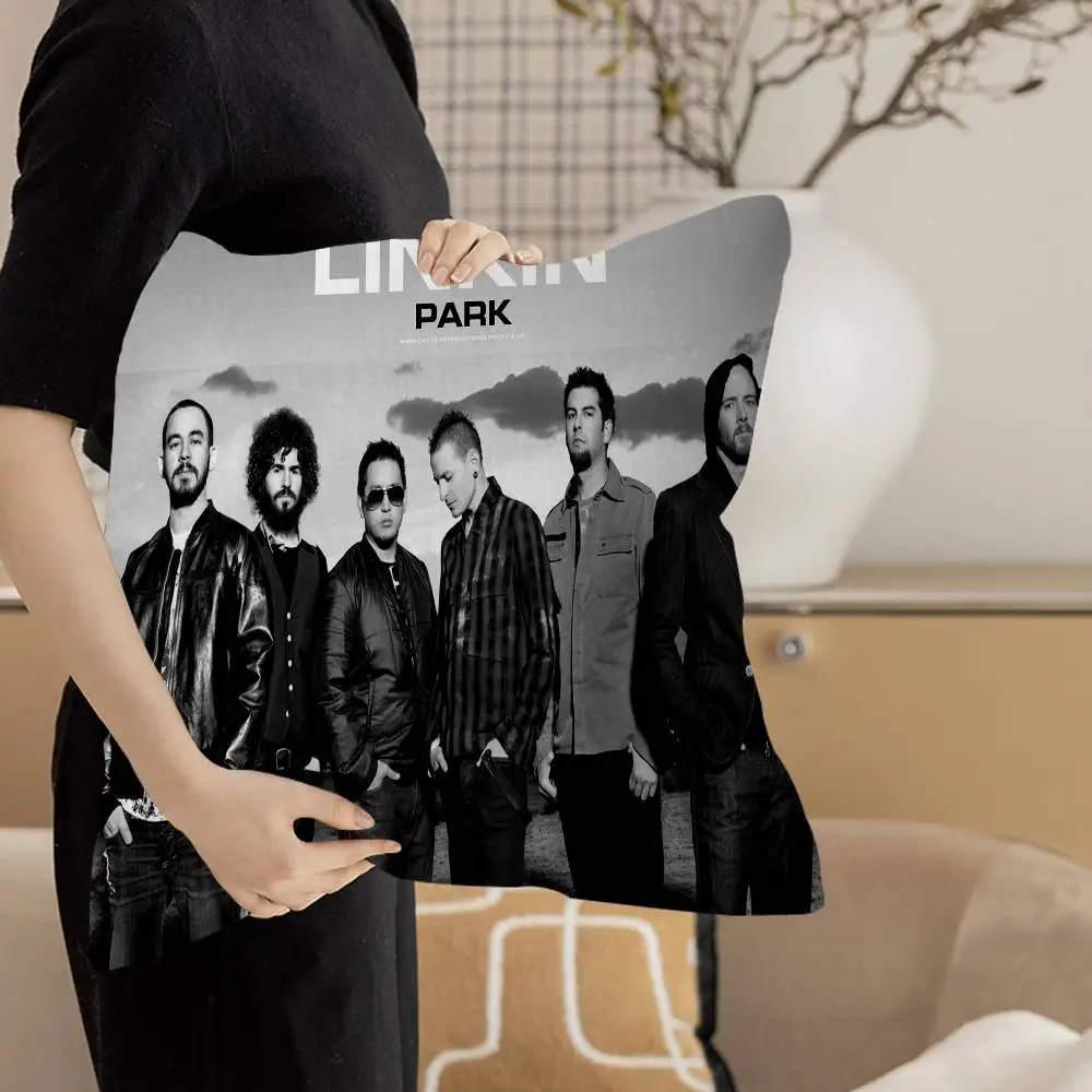 الفرقة L-LinkIn P-PaRk-K غطاء وسادة تصميم غطاء الوسادة ديكور عطلة الديكور
