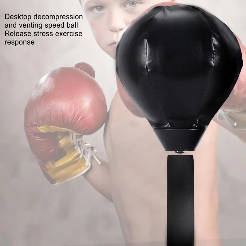 Punching Bag Desktop Punching Bag Stress Buster With Suction Cup Desk Table Boxing Punch Ball Fun Punch Rage Bag for Office