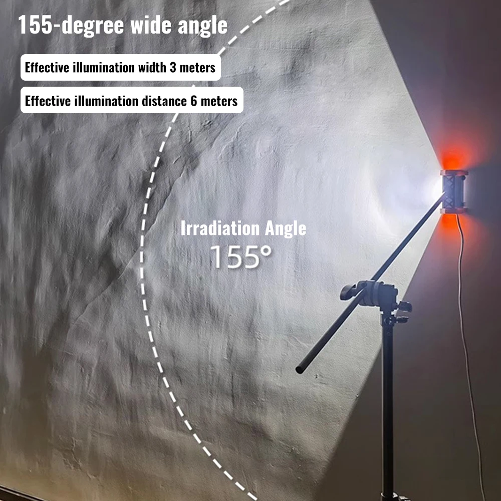 Lampe spéciale pour le polissage des murs, Lampe d'angle transparente, Lampe de nivellement, Lampe d'acceptation pour le polissage des murs, Outil auxiliaire pour le ponçage de peinture