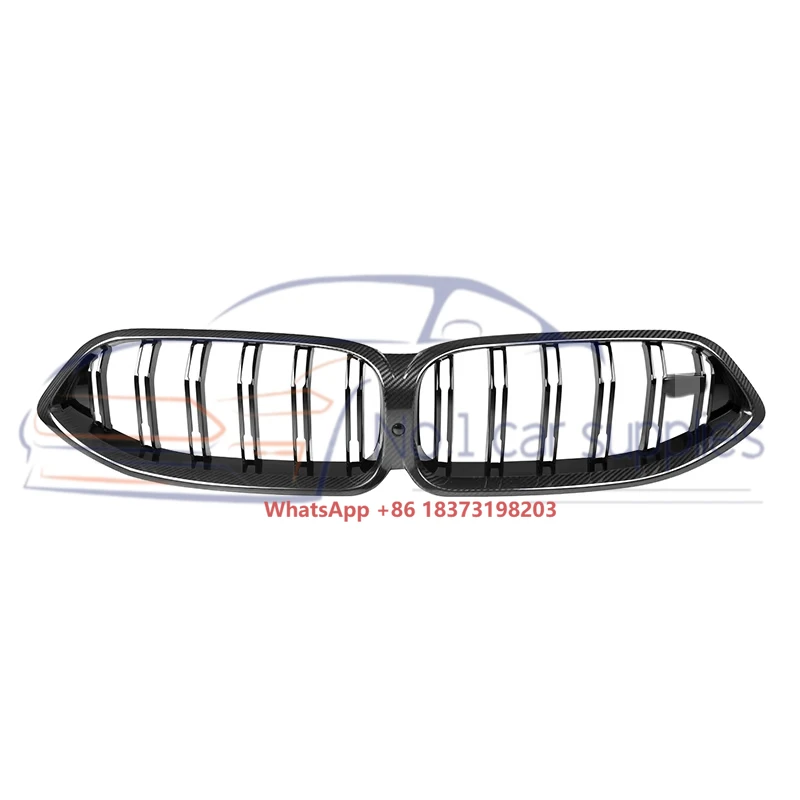 

Dry Carbon Fiber Front Bumper Kidney Grille Grid Mesh Dual Slats For M8 F91 F92 F93 2020 2021 2022 2023 2024