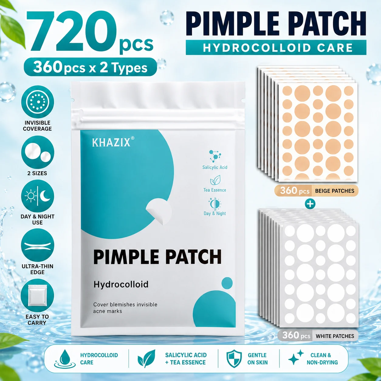 Hydrocolloid Acne Pimple Patch - đánh giá và giá Skincare Acne