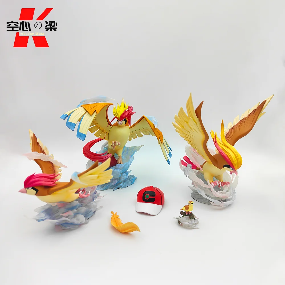 [عالم المقياس 1/20] لعبة Pidgey & Pidgeotto & Pidgeot & Mega Pidgeot لتزيين الشكل