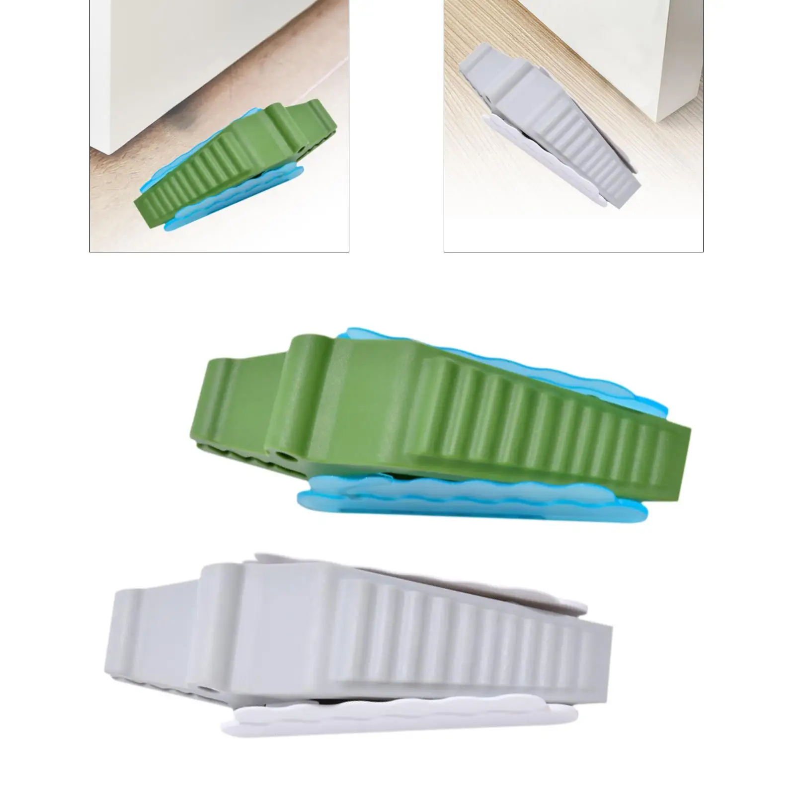 Door Stopper Floor Protection Door Holder Portable Quiet with Base Doorstops Door Stop for Home Office Hotel Kitchen Bathroom
