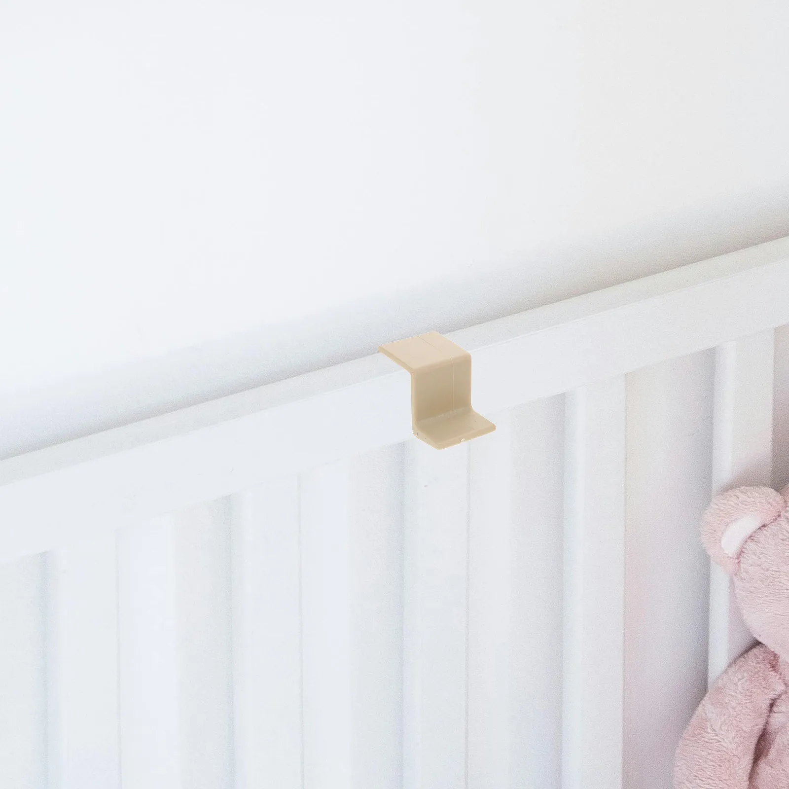 10Pcs Crib Frame Support Plastic Baby Bed Rail Buckles Bed Frame Hooks Mounting Brackets Center Support Furniture Accessories view 2
